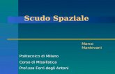 Marco Mantovani Politecnico di Milano Corso di Missilistica Prof.ssa Ferri degli Antoni Scudo Spaziale.