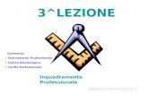 3^LEZIONE Sommario: Ordinamento Professionale Codice deontologico Tariffa Professionale Inquadramento Professionale giampiero.canevari@unipv.it.