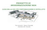PROGETTO DI MODERNIZZAZIONE NOA CASA DELLA SALUTE PORTOMAGGIORE E OSTELLATO Pia Venturoli - Mauro Pancaldi Azienda USL Ferrara.