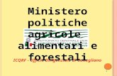 1 ICQRF - Ufficio Dirigenziale di Conegliano Ministero politiche agricole alimentari e forestali.