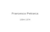 Francesco Petrarca 1304-1374. Straniero ovunque Nato «sotto il segno dellesilio», sentirsi «straniero ovunque»: così affermerà Petrarca.