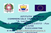 ISTITUTO TECNICO COMMERCIALE STATALE A. Lucifero VIA G. Carducci 0962/23572 – Fax 0962/23256 Cod. Fisc. 91011000790 e-mail: krtd010001@istruzione.itkrtd010001@istruzione.it.
