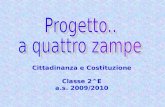 Cittadinanza e Costituzione Classe 2^E a.s. 2009/2010.