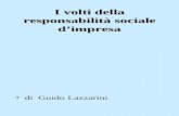 I volti della responsabilità sociale dimpresa di Guido Lazzarini.