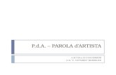 P.d.A. – PAROLA dARTISTA A SCUOLA DI GUGGENHEIM I.I.S. C. CATTANEO MONSELICE.