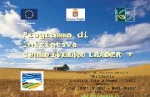 Programma di Iniziativa Comunitaria LEADER + Piano Sviluppo Locale Gruppo di Azione Locale Meridaunia Località Tiro a Segno – 71023 Bovino Tel. 0881.912007.
