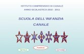 ISTITUTO COMPRENSIVO DI CANALE ANNO SCOLASTICO 2010 - 2011 SCUOLA DELLINFANZIA CANALE AUTUNNONATALE FUOCO.