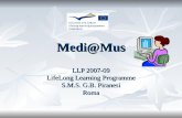 Medi@Mus LLP 2007-09 LifeLong Learning Programme S.M.S. G.B. Piranesi Roma.