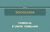 SOCIOLOGIA FAMIGLIA E UNITA FAMILIARI CAP. 4. CAP. 4 - FAMIGLIA E UNITA FAMILIARI approccio marxista approccio interpretativ. approccio critico approccio.