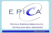 Bologna Gennaio 2002 P ICCOLA E NERGIA I MMACOLATA T ECNOLOGIA D ELL I DROGENO.