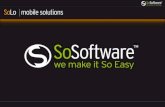 SoSoftware sviluppa applicazioni nel settore delle telecomunicazioni mobili. SoSoftware lavora al fianco delle aziende per sviluppare sistemi e processi.