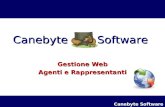 Canebyte Software Gestione Web Agenti e Rappresentanti Canebyte Software.
