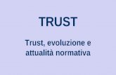 TRUST Trust, evoluzione e attualità normativa. Il trust è un istituto giuridico di COMMON LAW. Listituto del trust è stato riconosciuto dallordinamento.