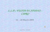 Angela Emoli - June 2009 L.L.P.: VISITA DI STUDIO - CIPRO 16 – 20 March 2009.