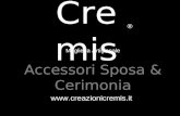 Crem is  Accessori Sposa & Cerimonia Maglieria Artigianale ®