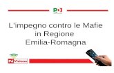 Limpegno contro le Mafie in Regione Emilia-Romagna.