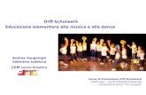 Corso di Formazione Orff-Schulwerk CDM onlus – Centro Didattico Musicale Università di Roma Tor Vergata Orff-Schulwerk Educazione elementare alla musica.
