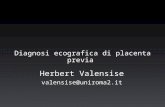 Diagnosi ecografica di placenta previa Herbert Valensise valensise@uniroma2.it valensise@uniroma2.it.