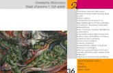 Umberto Boccioni, Stati danimo I. Gli addii A Stati danimo serie I, 1911, MoMA, New York 36 Dinamismo interiore dellanimo Sensazioni ed emozioni tramite.