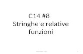 Piero Scotto - C141 C14 #8 Stringhe e relative funzioni.