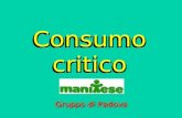 Consumo critico Consumo critico Gruppo di Padova.