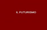 IL FUTURISMO. Il Futurismo è un movimento artistico italiano appartenente alle cosiddette AVANGUARDIE STORICHE Si distingue in un primo e in un secondo.
