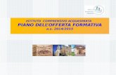 ISTITUTO COMPRENSIVO ACQUASPARTA PIANO DELLOFFERTA FORMATIVA a.s. 2014/2015.
