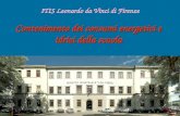 Contenimento dei consumi energetici e idrici della scuola ITIS Leonardo da Vinci di Firenze.