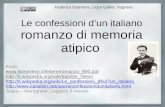 Le confessioni dun italiano romanzo di memoria atipico Fonti:   27un_italiano.