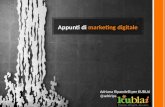 Appunti di marketing digitale Adriana Ripandelli per KUBLAI @adririps.