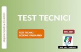 TEST TECNICI Stagione Sportiva 2013/2014 TEST TECNICI SEZIONE VALDARNO AIA VALDARNO 100_1314.