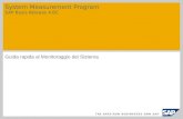 System Measurement Program SAP Basis Release 4.6C Guida rapida al Monitoraggio del Sistema.