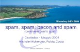 Michele Michelotto - Padova spam, spam, bacon and spam (convivere con lo spam) Castiadas - Maggio 2004 Michele Michelotto, Fulvia Costa.