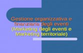 Gestione organizzativa e finanziaria degli eventi (Marketing degli eventi e Marketing territoriale)