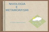 NIVOLOGIA E METAMORFISMI 1) Come nasce la neve Scuola Interregionale di Alpinismo e Sci Alpinismo – L.P.V. Riferimenti bibliografici RENATO CRESTA -