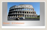 Roma – Il Colosseo. Roma – La Fontana di Trevi Roma – La Statua di Moses.
