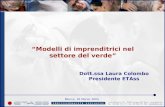 Monza, 10 Marzo 2005 “Modelli di imprenditrici nel settore del verde” Dott.ssa Laura Colombo Presidente ETAss.