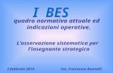 : quadro normativo attuale ed indicazioni operative. L’osservazione sistematica per l’insegnante strategico 3 febbraio 2014 Ins. Francesca Boanelli.