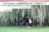Scuola secondaria di primo grado “G.BRESADOLA” ISTITUTO COMPRENSIVO TRENTO 5ISTITUTO COMPRENSIVO TRENTO 5 a. s. 2012/2013.