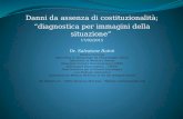 Danni da assenza di costituzionalità; “diagnostica per immagini della situazione” 17/02/2015 Dr. Salvatore Rainò Medico Chirurgo Specialista in Allergologia.