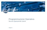 Stogit.it Programmazione Operativa Nuova Operatività Utenti.