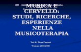 MUSICA E CERVELLO: STUDI, RICERCHE, ESPERIENZE NELLA MUSICOTERAPIA Tesi di: Elena Piantoni Triennio 2006-2009 CMT – Centro di musicoterapia, studi e ricerche.