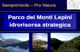 SempreVerde – Pro Natura Parco dei Monti Lepini idrorisorsa strategica.