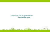 Canvass 2013 –promotion Lactoflorene Canvass 2013 –promotion Lactoflorene.