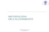 FEDERAZIONE ITALIANA PALLAPUGNO METODOLOGIA DELL’ALLENAMENTO.