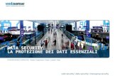 DATA SECURITY LA PROTEZIONE DEI DATI ESSENZIALI FERDINANDO MANCINI Sales Engineers Team Leader Italy.