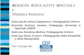 BISOGNI EDUCATIVI SPECIALI e Didattica Inclusiva Dott.ssa M.Letizia Capparucci, Pedagogista Clinico Docente Scienze Umane, Pedagogia Generale e Speciale.