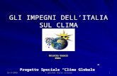 25-9-2003 I giovedi della scienza 1 GLI IMPEGNI DELL’ITALIA SUL CLIMA Orietta Casali ENEA Progetto Speciale “Clima Globale”