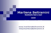 Marilena Beltramini Seminario Sud e mari Lecce 22-23 novembre 2007  mb@marilenabeltramini.it.
