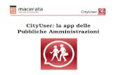 CityUser CityUser: la app delle Pubbliche Amministrazioni.